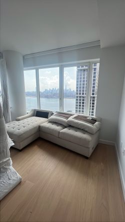 Sectional 3 Piece Grey Couch