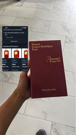 baccarat rouge 540 extrait de parfum