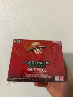 One Piece Carrying on His will booster box OP13