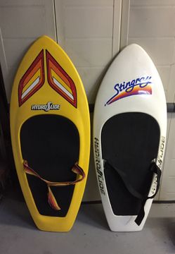2 hydroslide boards to tow ski behind boat