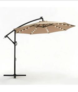Umbrella 10ft wide led lights