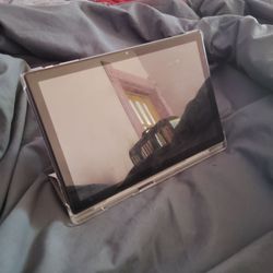 Tablet with case