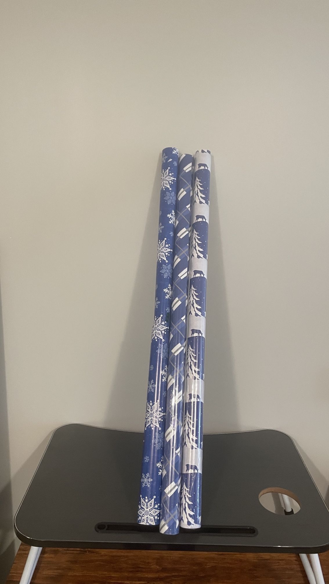 Wrapping paper for gifts 3 rolls $10