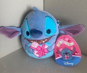 Disney Stitch Squishmallow Valentine's Plush