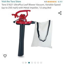 Toro Leaf Blower Vacuum