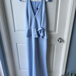 Light Blue Evening Gown