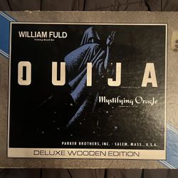 Rare William Fuld Deluxe Wooden Edition Ouija Board with Planchette and Box