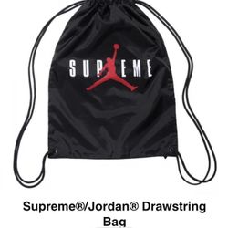 Supreme Jordan Drawstring Bag