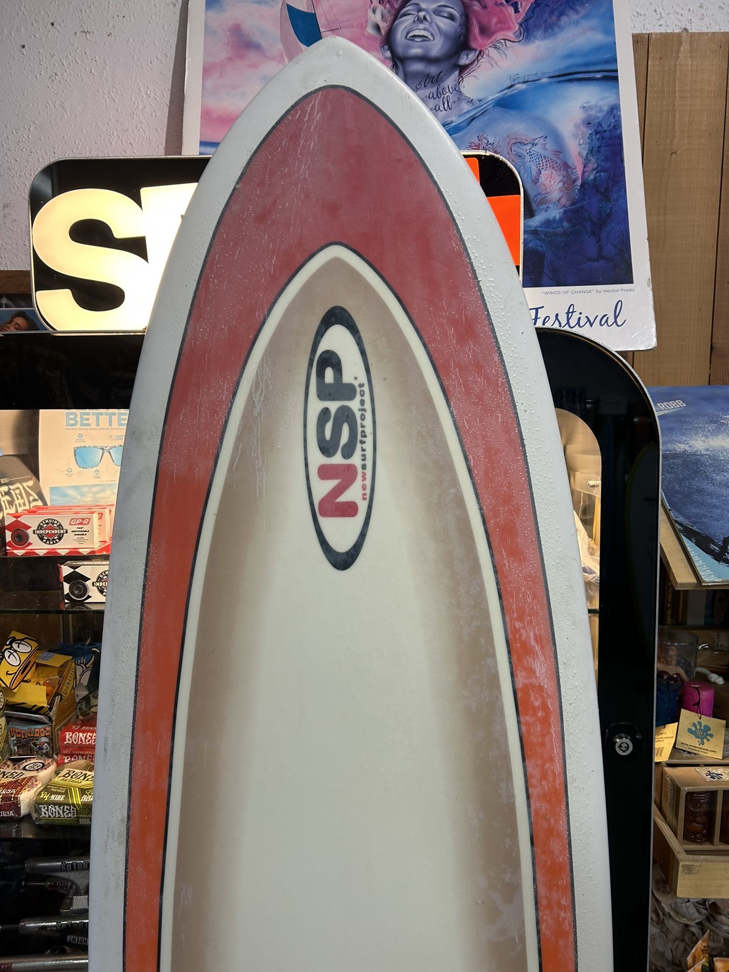 Fun shape surfboards at Catch a Wave Surf Shop