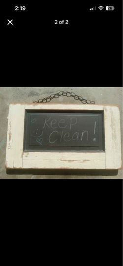 Very heavy wood chalk board