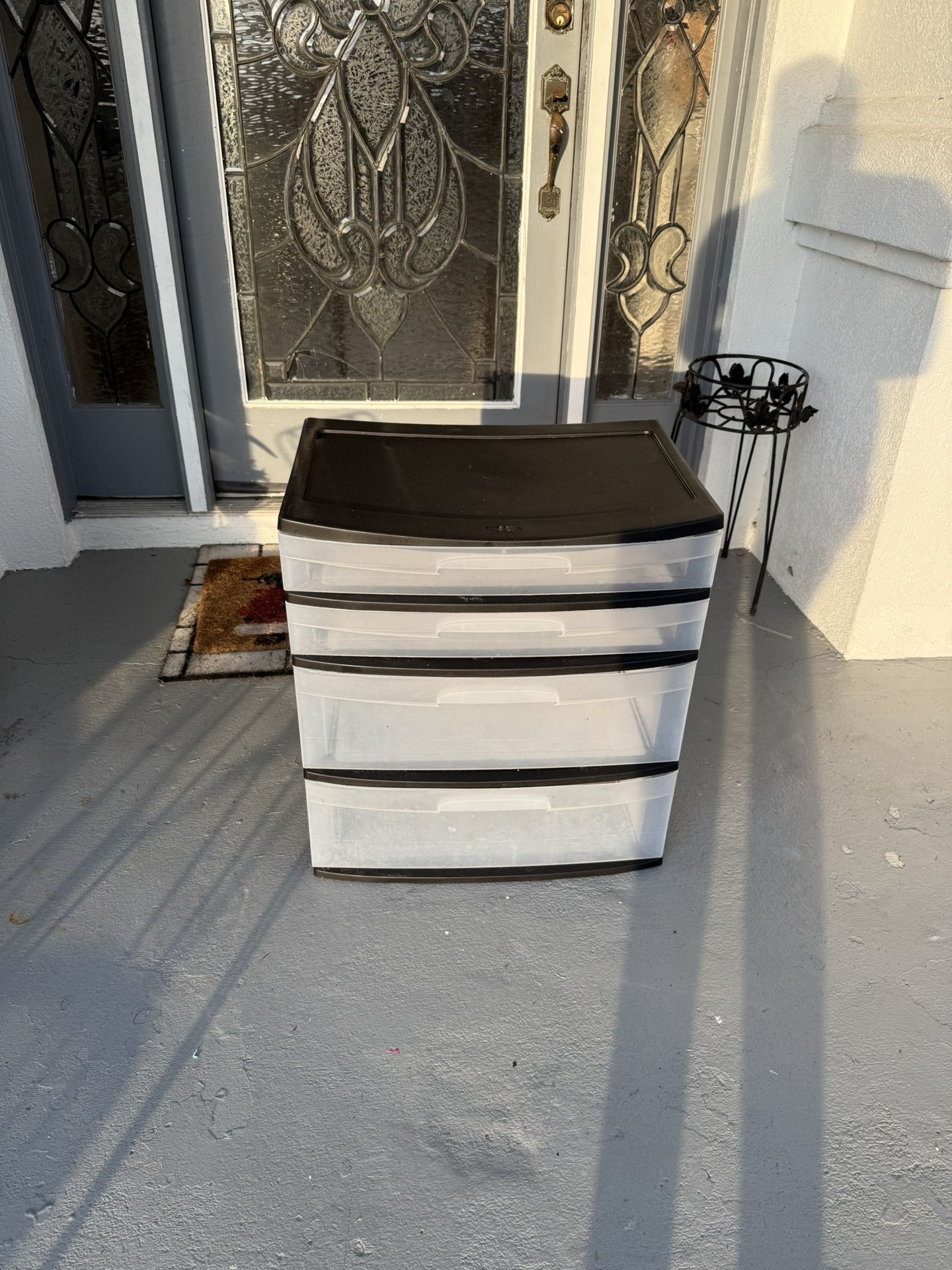 Four drawer storage Bin