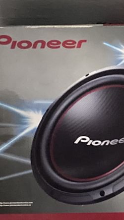 WOOFER MADE BY PIONEER SUBWOOFER 12 Inches 1300 watts MAX POWER SPEAKER IS MADE STRICTLY FOR BASS CAR TRUCK BOAT RV NEW JUST PICK IT UP TODAY ??