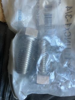 2 of these 5/8” dia x 1 3/4” long bolts