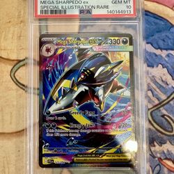 Mega Sharpedo EX PSA10 Pokemon Phantasmal Flames