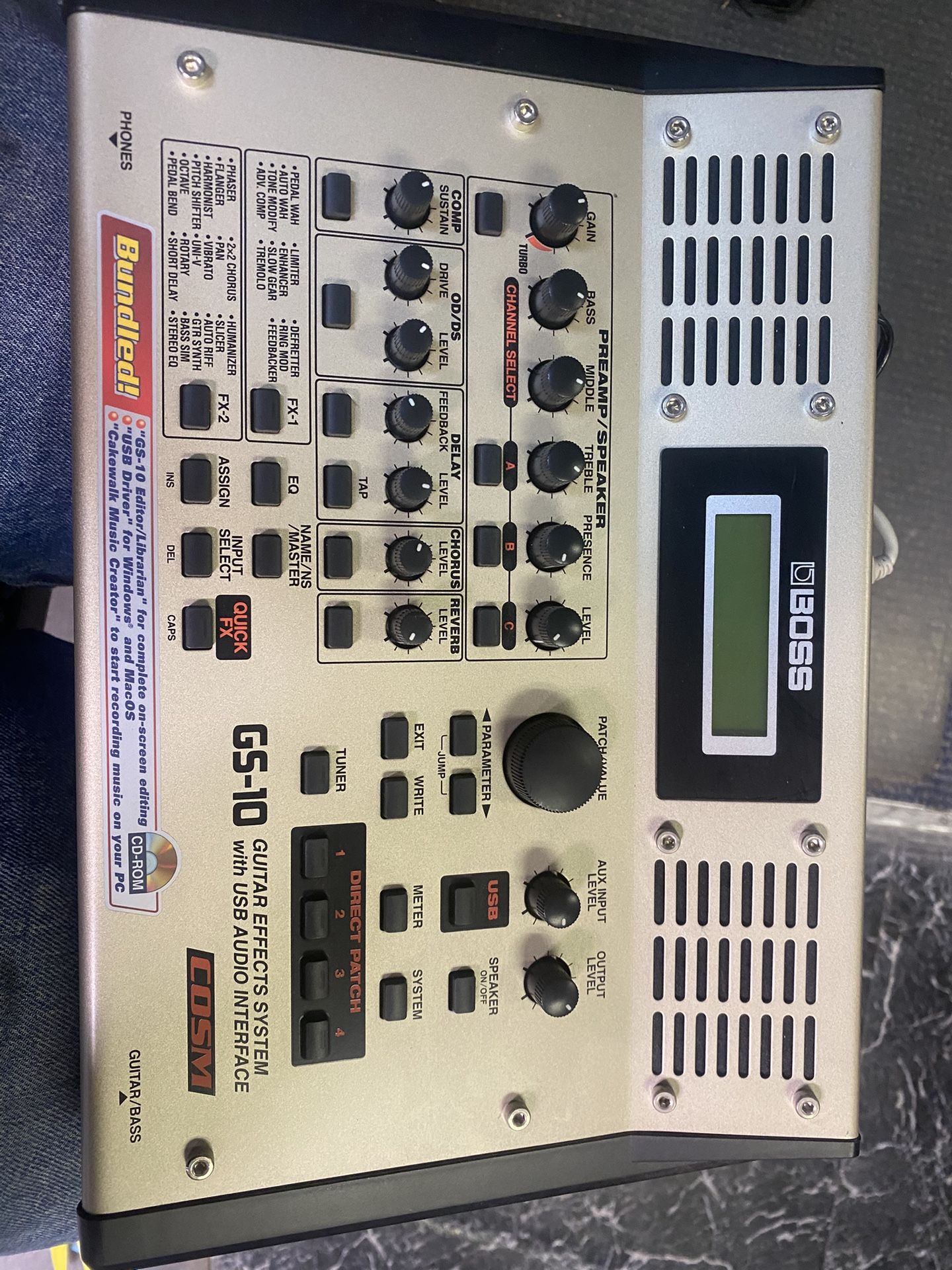 Guitar Effects - Boss Gs10