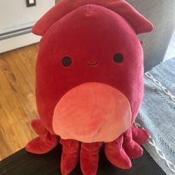 12" red octopus Squishmallow #squishmallow