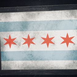 Chicago Flag Decor