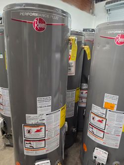 New Water Heater Rheem Performance Plus