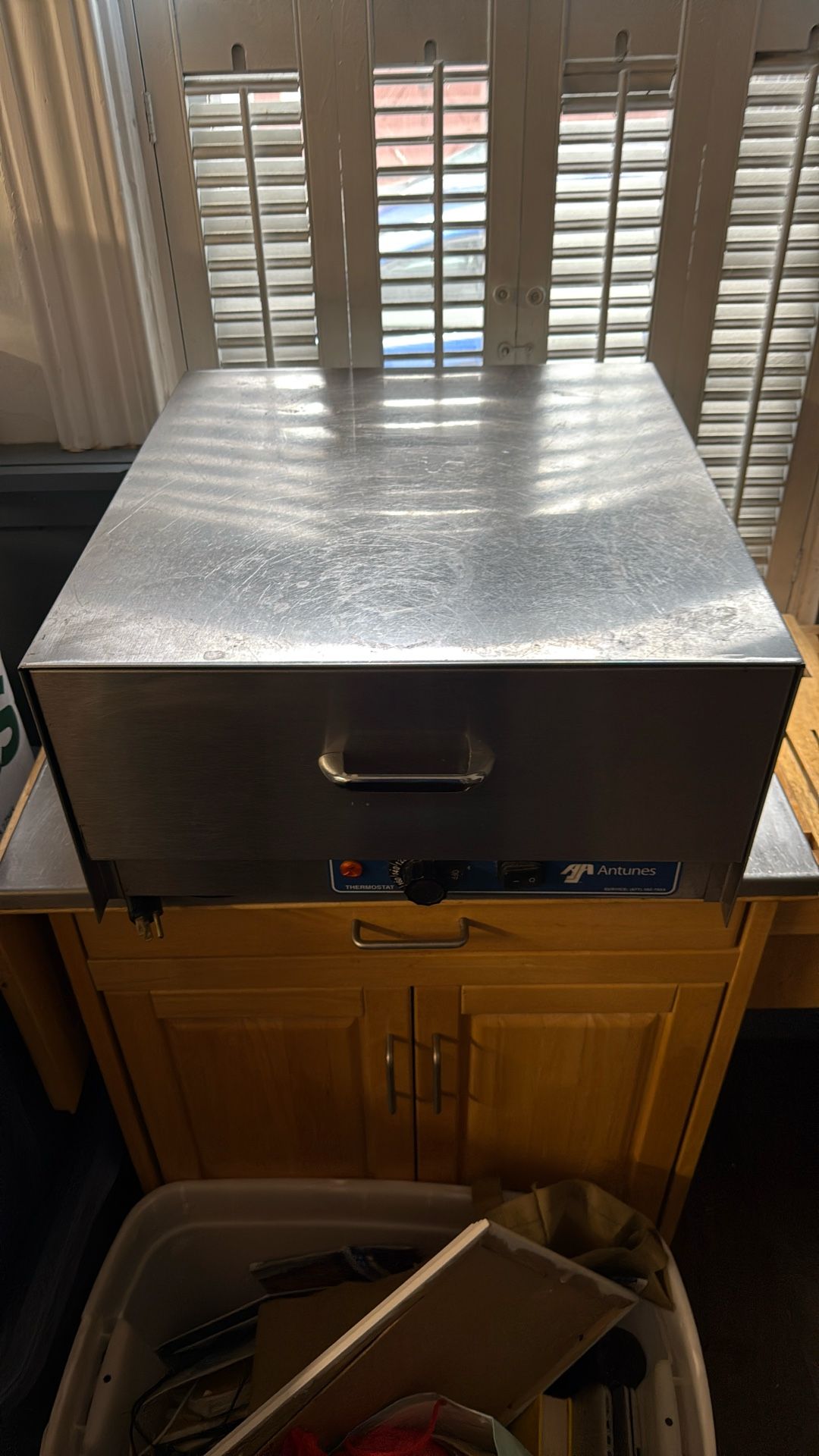 Antunes Commercial Countertop Food Warmer / Steamer – Stainless Steel