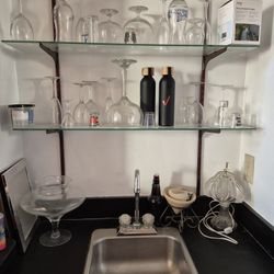 Tempered glass panels or shelves