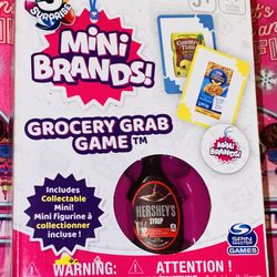 💕🍫🃏⚫️💜🌻✨MINI BRANDS! Collectable Grocery Grab Card Game💕🍫🃏🌻⚫️💜✨