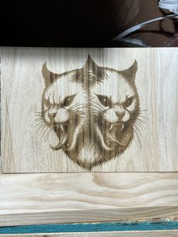 Cat Wood Art