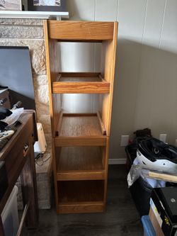 Wood Shelving Unit