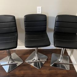 Black Barstools 