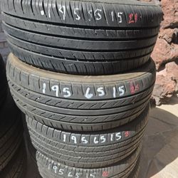 195/65/15 Tires.  $25 For 1.    $40 For 2
