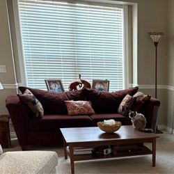 Maroon couch