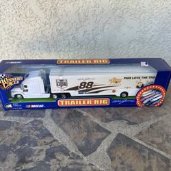 Winner's Circle Nascar Diecast Trailer Rig Dale Jarrett Semi Truck UPS Toy 14"