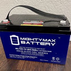 Mighty Max Deep Cycle AGM Battery