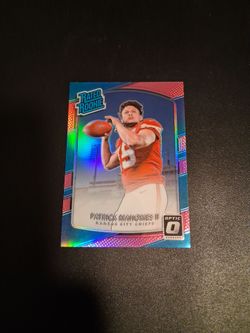Patrick Mahomes II RC 2017 Donruss Optic Rated Rookie Pink Prizm
