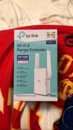 TP link Wi-Fi six range extender new in box