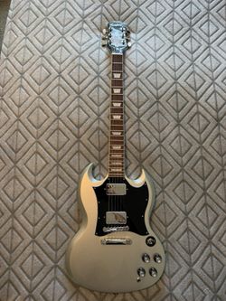 New Epiphone (inspired By Gibson Collection) SG Standard - Rare Silver Mist Colorway!