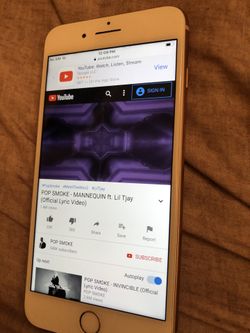 Rose gold IPhone 8 Plus