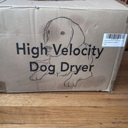 Burano Dog Dryer, Professional High Velocity Dog Blower Dryer with 4 Nozzles