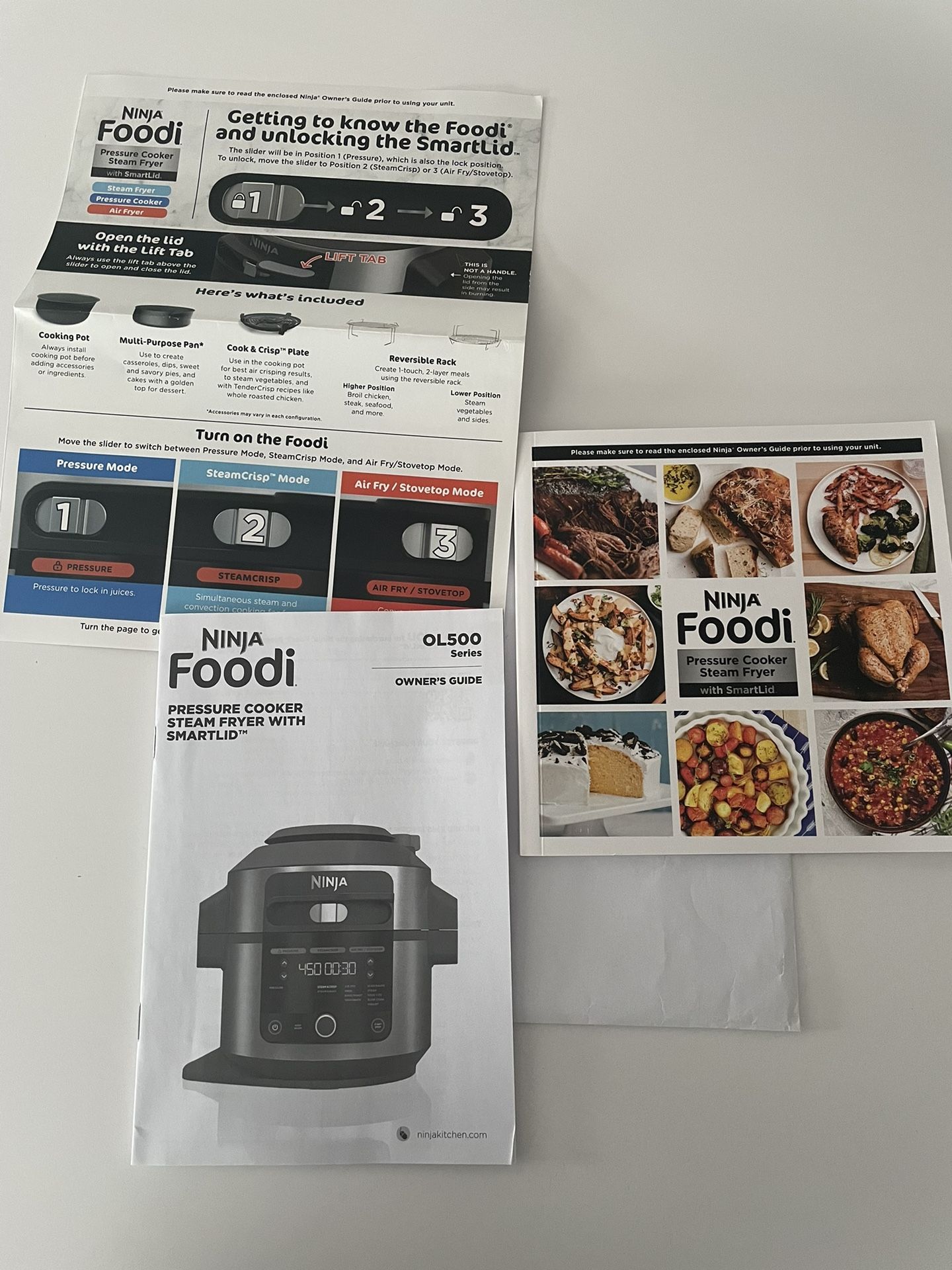 Ninja OL501 Foodi 14-in-1 Pressure Cooker Steam Fryer with SmartLid -  Silver/Black. Like new for Sale in Littleton, CO - OfferUp