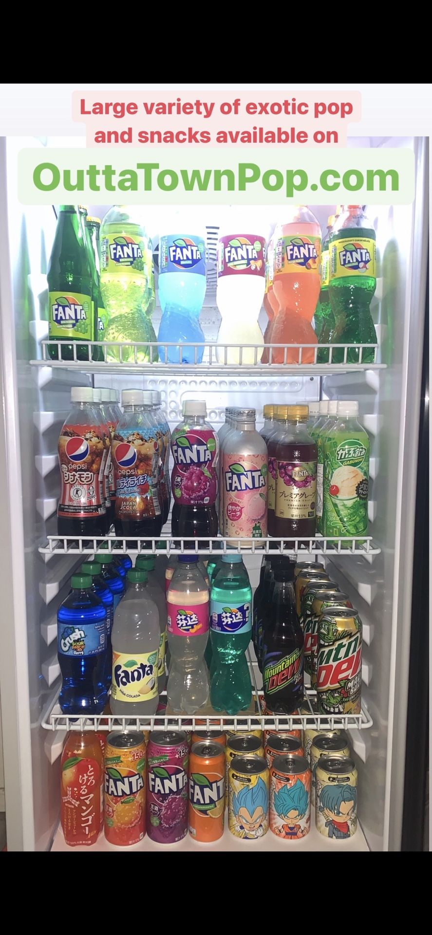 Exotic Soda and Snacks OuttaTownPop