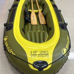 Sevylor HF280 Fish Hunter Inflatable Boat - BENEFITS CHARITY 