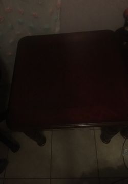  2 End tables in dark oak