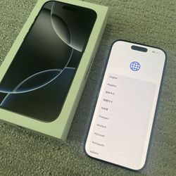 Apple iPhone 16 Pro, 128GB, Black Titanium, Unlocked 