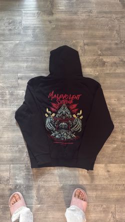 Self printed Vintage Graphic hoodie- Size L