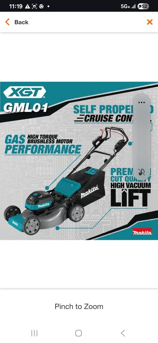 Makita Lawnmower 