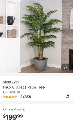 8 Foot Areca Faux Palm Tree (2)