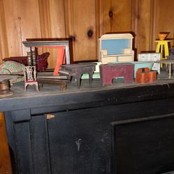 Antique Doll Furniture Lot