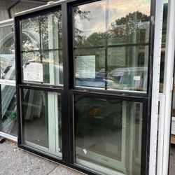 72 X 72 Windows In Black