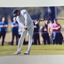 Tiger Woods Signed 8x10 Photo – Iron Shot Tournament Action Golf Autograph w/ COA