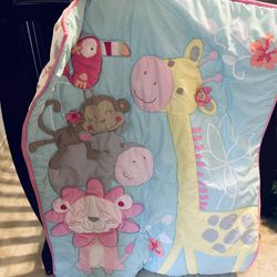 Crib Bedding Set For Baby Girl