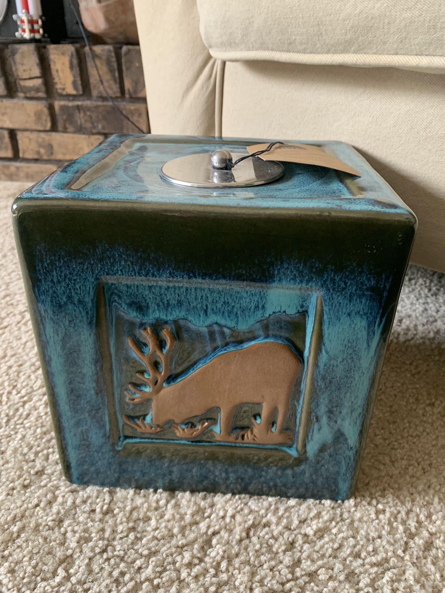 Ceramic Patio Table Fire Pot